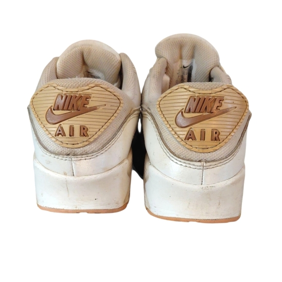 Nike Tan And White Air max 90 Women's Sneakers Size 7 - Picture 8 of 13